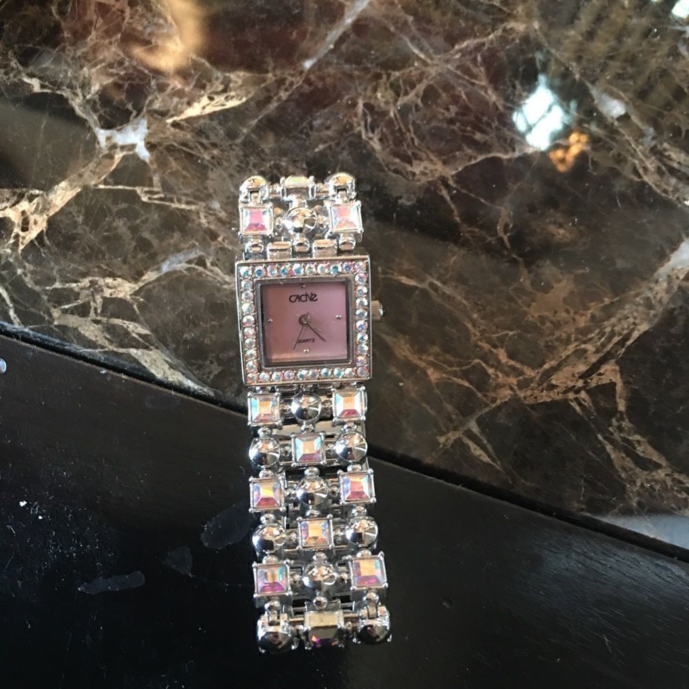 CRYSTAL N Pink Cache Watch - Picture 2 of 3